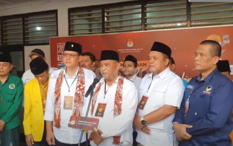 Harda Kiswaya dan Danang Maharsa Daftar Pemilihan Bupati Sleman