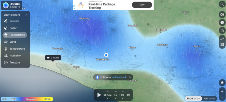 Zoom.Earth: Aplikasi Pemantau Cuaca Andalan