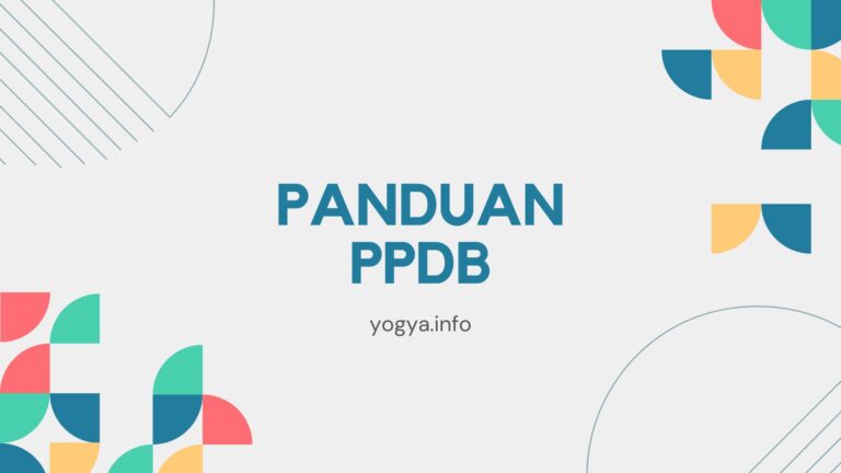 Panduan PPDB Jogja
