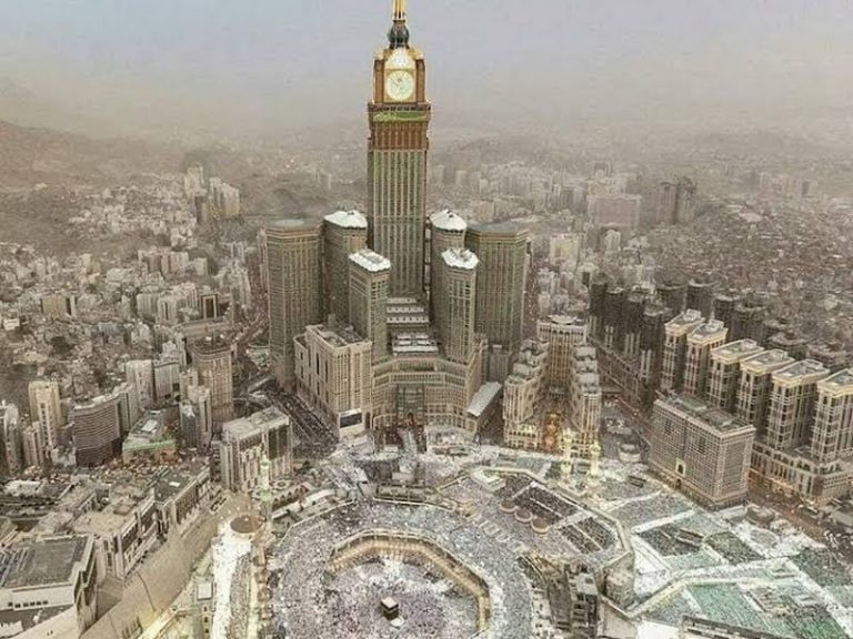 gambar masjidil haram view dari atas terbaru 2025