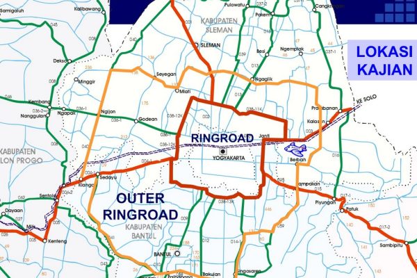 peta rencana jogja outer ring road (JORR)